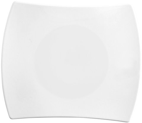 Saturnia saturnia Tokio prostokątny talerz, porcelana, biała, 25 x 32 x 3 cm 5611830