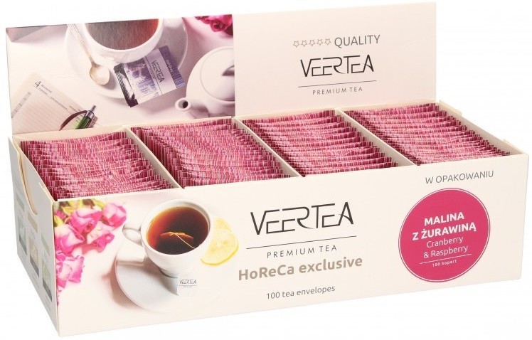 Veertea Zestaw herbat VEERTEA Cranberry & Raspberry 100szt VEE.H.CRA.RAS.100