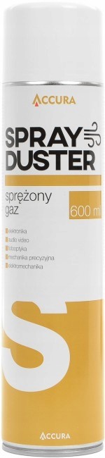 Accura Sprężone powietrze Spray Duster 600ml