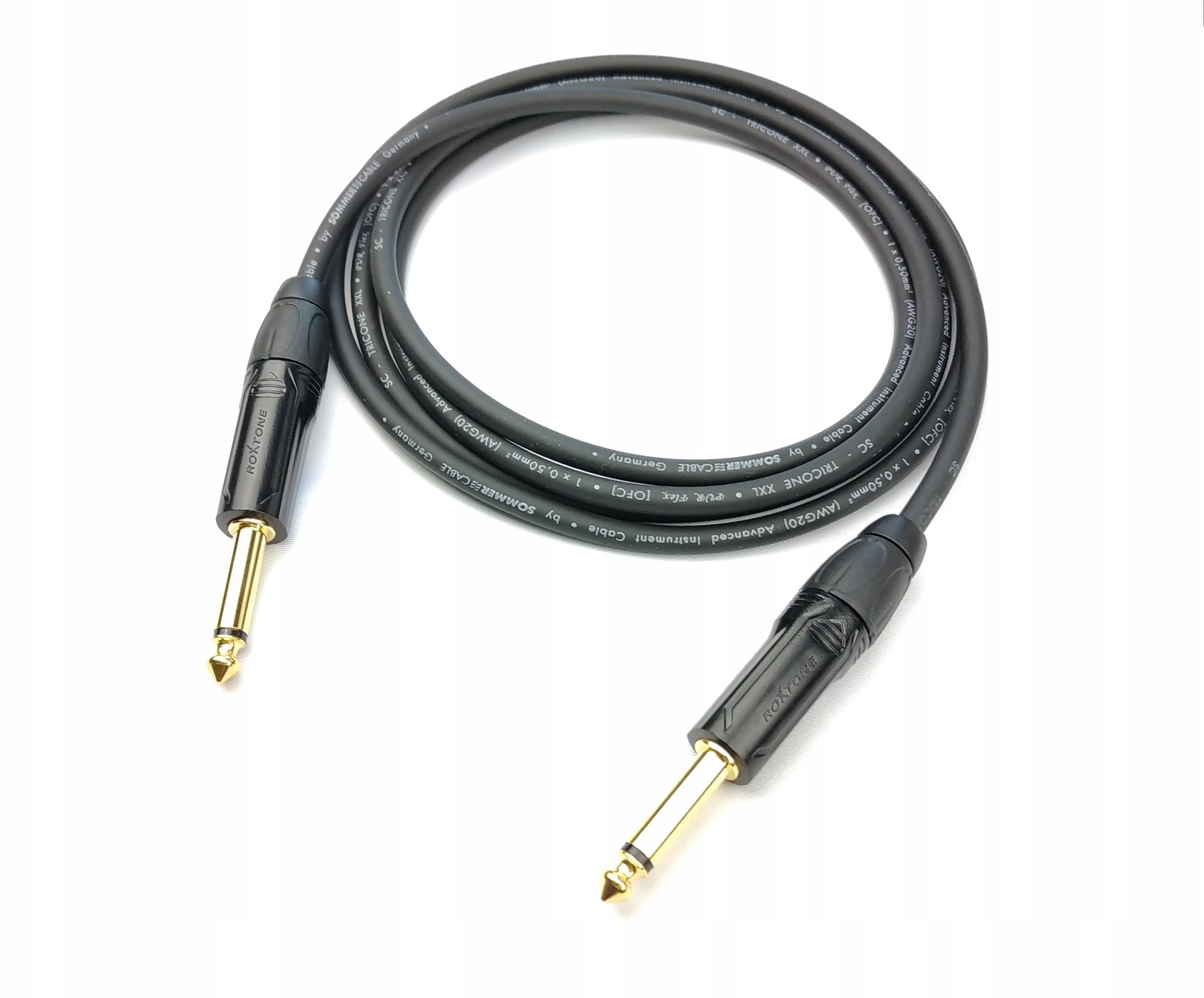 Sommer XXL kabel gitarowy Jack 6,3 mm Roxtone 5m