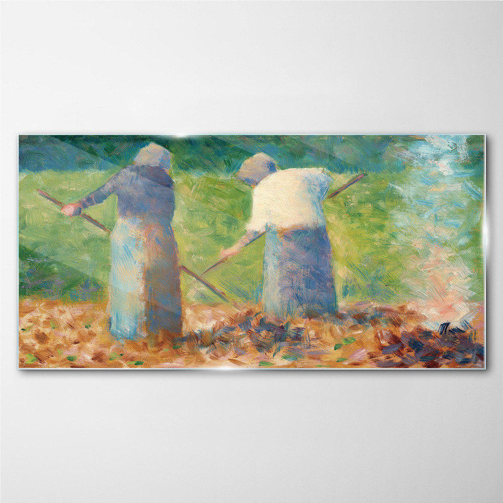 PL Coloray Obraz na Szkle Malarstwo Postacie 120x60cm