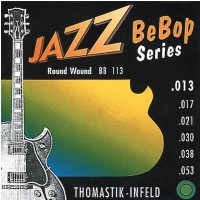 Thomastik BB113 676827) Struny do gitary elektrycznej Jazz BeBop Series Nickel Round Wound Komplet