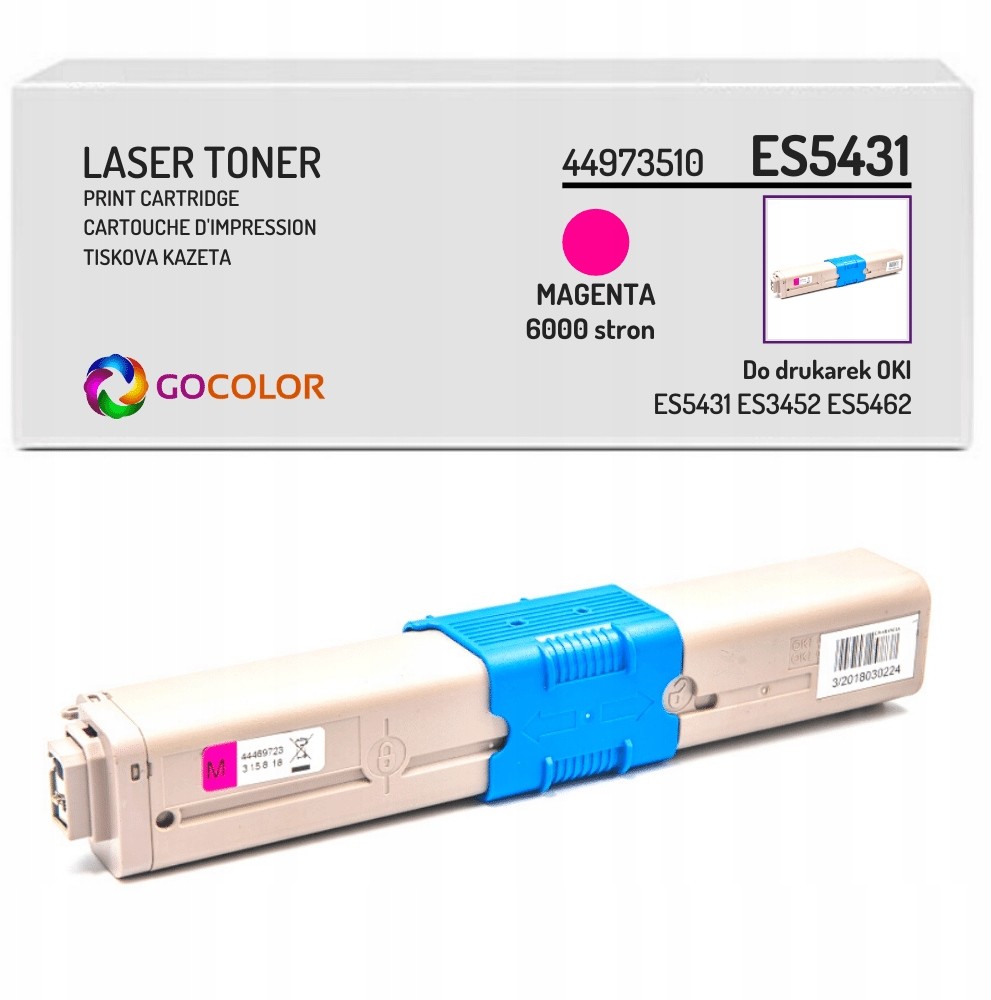 Toner do Oki ES5462 44973510 Magenta zamiennik