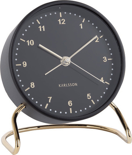 Karlsson Budzik Stylish czarny KA5764BK