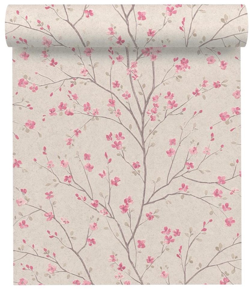 A.S. Creation Tapeta Metropolitan 379121 beżowa winylowa na flizelinie