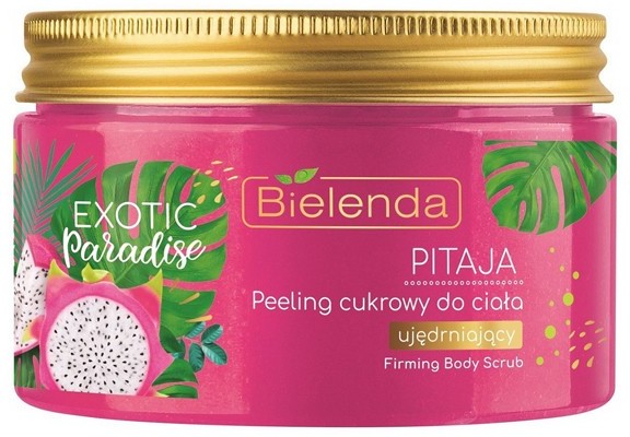 Bielenda EXOTIC PARADISE UJĘDRNIAJĄCY Peeling cukrowy do ciała PITAJA 350G 18583