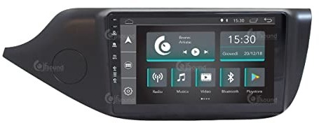 Jf Sound car audio system Custom Fit Radio samochodowe dla Kia Ceed Nieprzezroczysta GPS Bluetooth WiFi USB Full HD Touchscreen Display 9