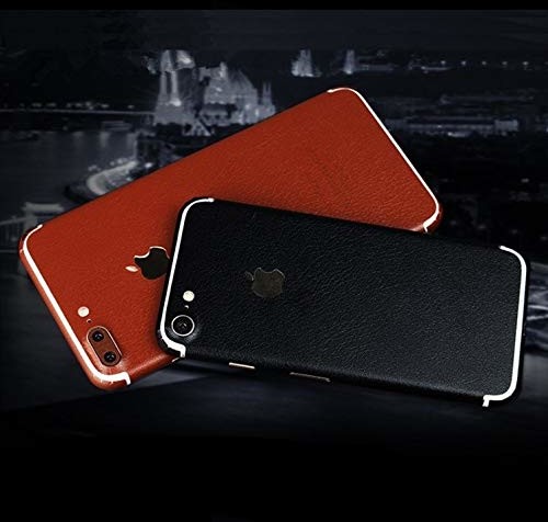 Shot Case Shot Case naklejka do iPhone 8, efekt skórzany, na przód i tył, brązowa 661375