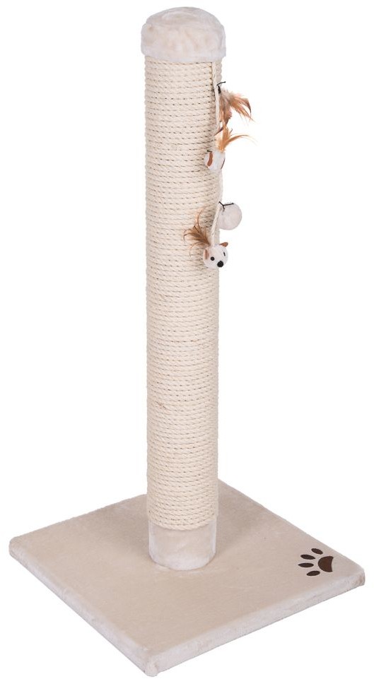 Bitiba Drapak Premium XXL, kremowy - Dł. x szer. x wys.: 56 x 56 x 120 cm