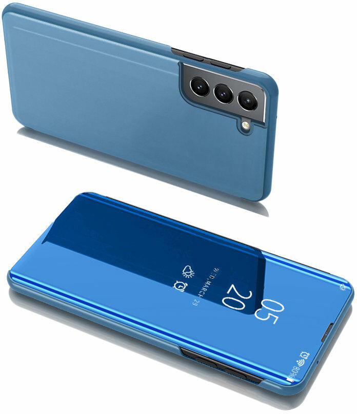 Фото - Чохол Hurtel Clear View Case futerał etui z klapką Samsung Galaxy S22 niebieski 