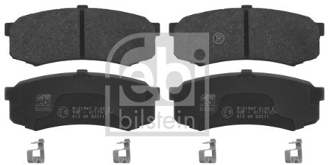 FEBI Zestaw klocków hamulcowych, hamulce tarczowe FEBI 16732