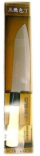 Seki Tsubazo Japoński nóż Santoku, uniwersalny 17 cm