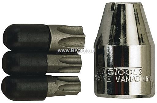 TENG TOOLS Zestaw nasadka TX z chwytem 1/2