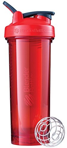 BlenderBottle pro32 Tritan Protein shaker/butelka na wodę butelka z/Sport/waga shaker (940ml dużą pojemność, zależnie od do 700 ML), , , czerwony, 500705
