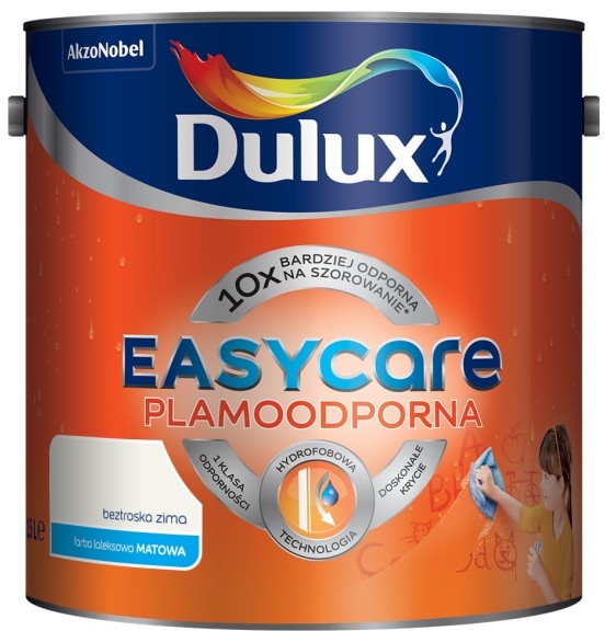 Dulux Farba do ścian i sufitów EasyCare Beztroska zima 2.5L