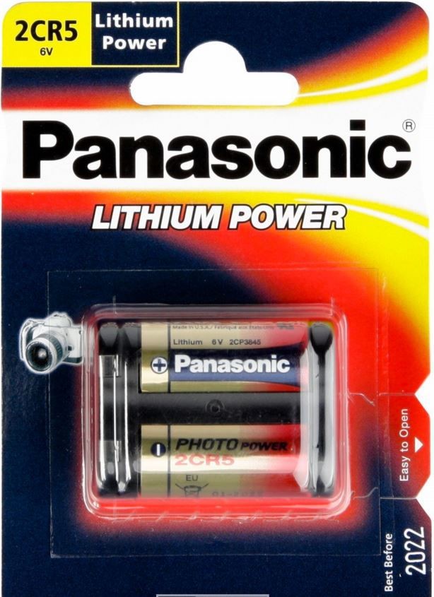 Panasonic Litowa Photo 2CR5 2CR-5L/1BP