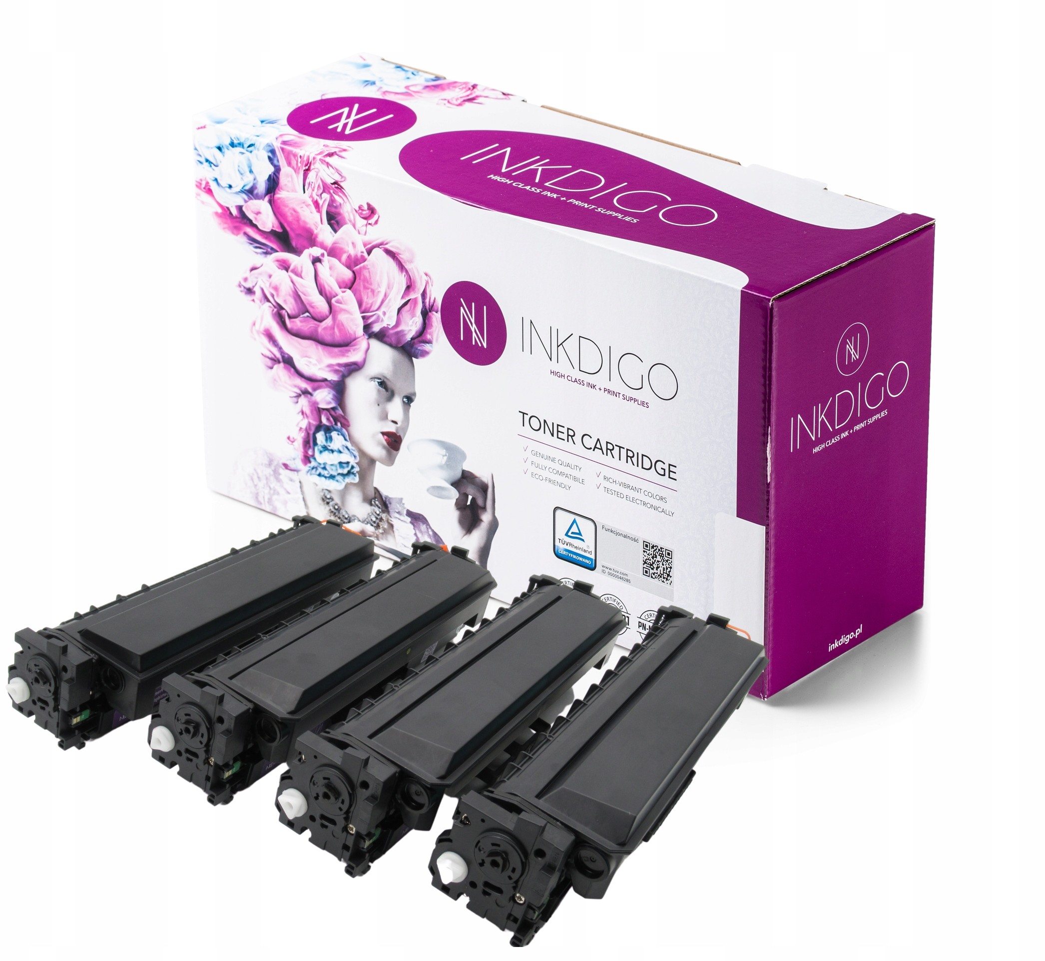 4x Toner Canon CRG-046H Zamiennik Inkdigo - Zestaw