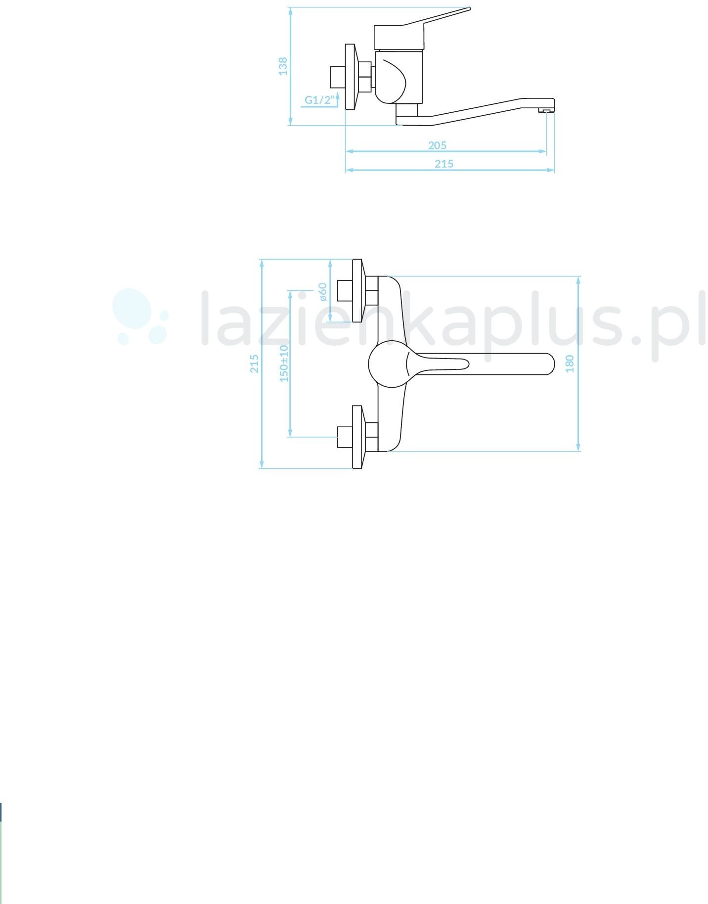 Kuchinox Tibi bateria umywalkowa chrom BQY050D