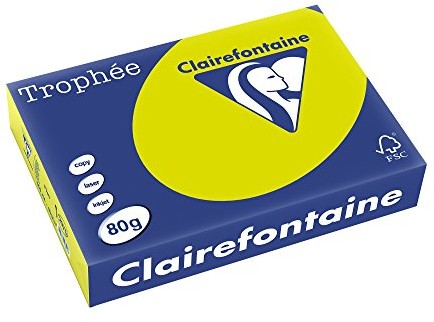 Unbekannt Clairefontaine 30991 papier tusz do drukarki atramentowej InkJet, jasnozielony 2975