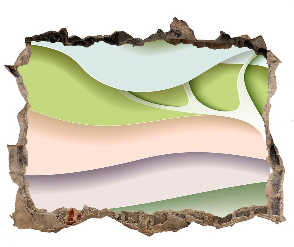 Wallmuralia.pl Dziura 3d fototapeta naklejka Abstrakcja drzewo