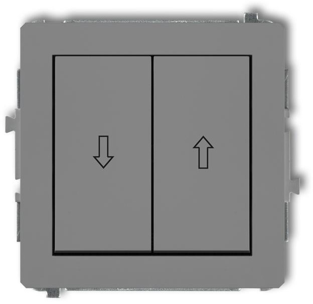 Karlik Deco szary mat łącznik żazluzjowy 27DWP-8 27DWP-8