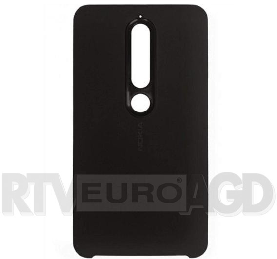 Nokia Nokia 6.1 Soft Touch Case CC-505 czarny 1A21RSN00VA