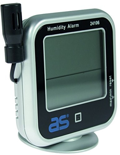 as - Schwabe AS  Schwabe termometr higrometr, cyfrowy miernik wilgotności z, pomiar temperatury, względnej wilgotności powietrza i TAU punktu, 1 sztuki, 24106