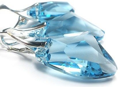 Arande 13KOLORÓW SWAROVSKI piękny komplet SREBRO 27mm 1155876464