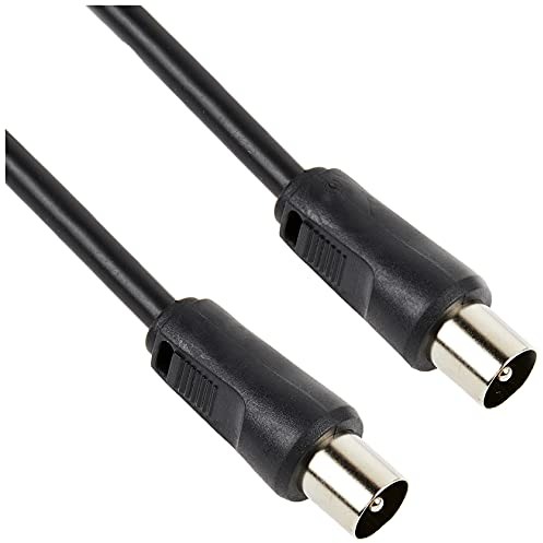 Signal Pro Pro JR9009/4M BLACK-ROHS przewód antenowy do TV, wtyczka koncentryczna do wtyczki koncentrycznej, 4 m, czarny JR9009/4M BLACK-ROHS