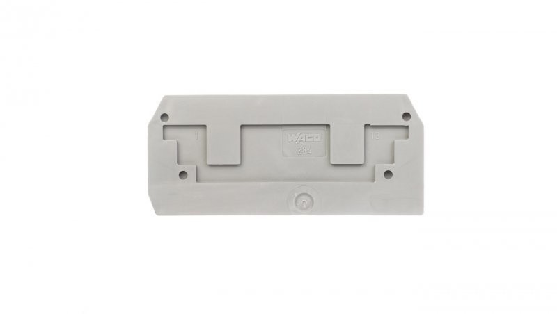 Wago Ścianka końcowa szara 284-325 /25szt./ 284-325