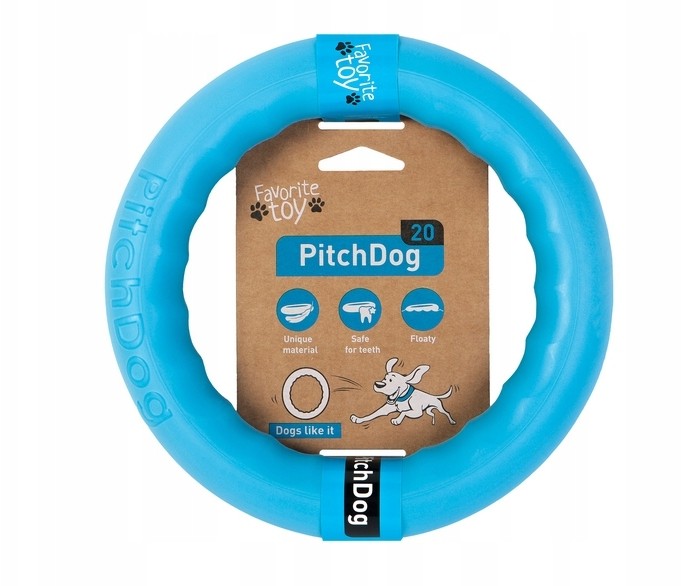 PitchDog 20 Ring zabawka dla psa + przysmak