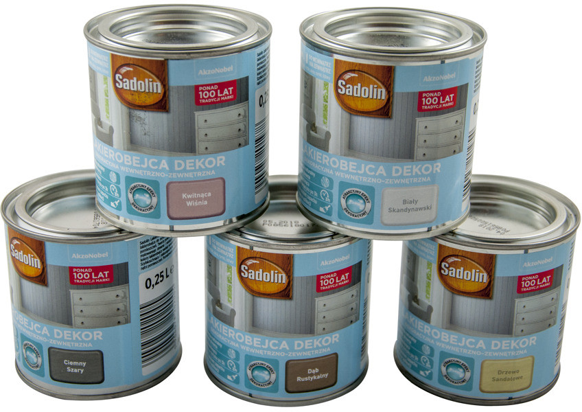 Sadolin Lakierobejca Dekor 0,25L Dąb Rustykalny KAT10787