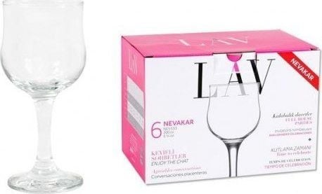 LAV NEVAKAR KIELISZKI 200 ML DO BIAŁEGO WINA 6 SZT 8692952005596