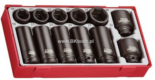 TENG TOOLS 12-elementowy zestaw nasadek 1/2