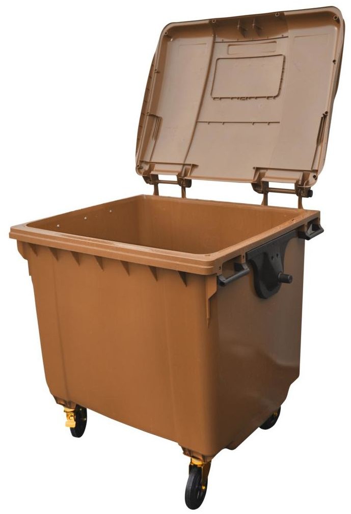 ESE Pojemnik na odpady biodegradowalne MGB 1100L brązowy