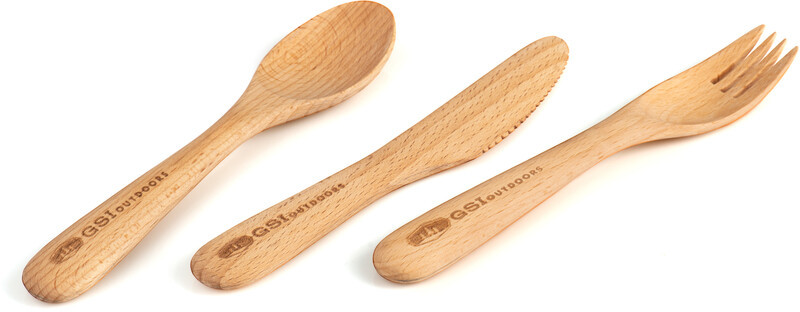 GSI GSI Rakau Cutlery Set 3 Pieces  2022 Sztućce turystyczne 46103