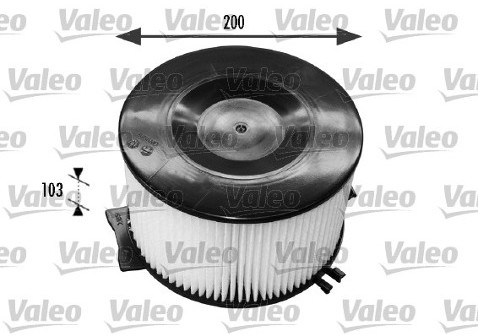 VALEO Filtr, przewietrzanie przestrzeni pasażerskiej 698794