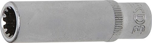 BGS nasadka na klucz nasadowy Gear Lock, 1/4 cala, głęboka, 8 MM, 1 sztuki, 10158