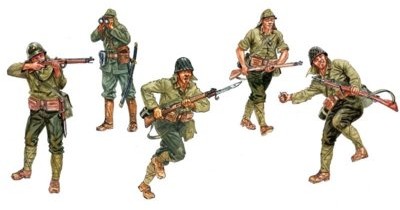 Italeri WWII Japanese Infantry MI-6170
