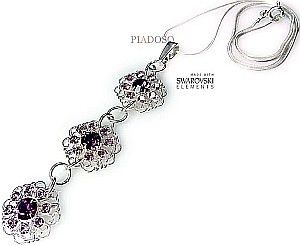 Swarovski Arande piękny naszyjnik AMETHYST FEELING UNIKAT 1887147419