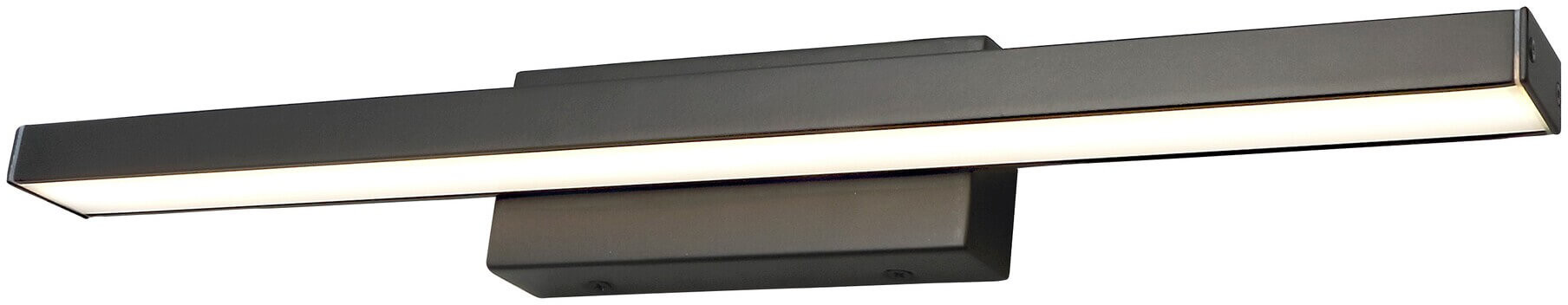 Rabalux Kinkiet LAMPA ścienna JOHN 5732 łazienkowa OPRAWA metalowa LED 12W 3000K nad lustro IP44 czarna 5732