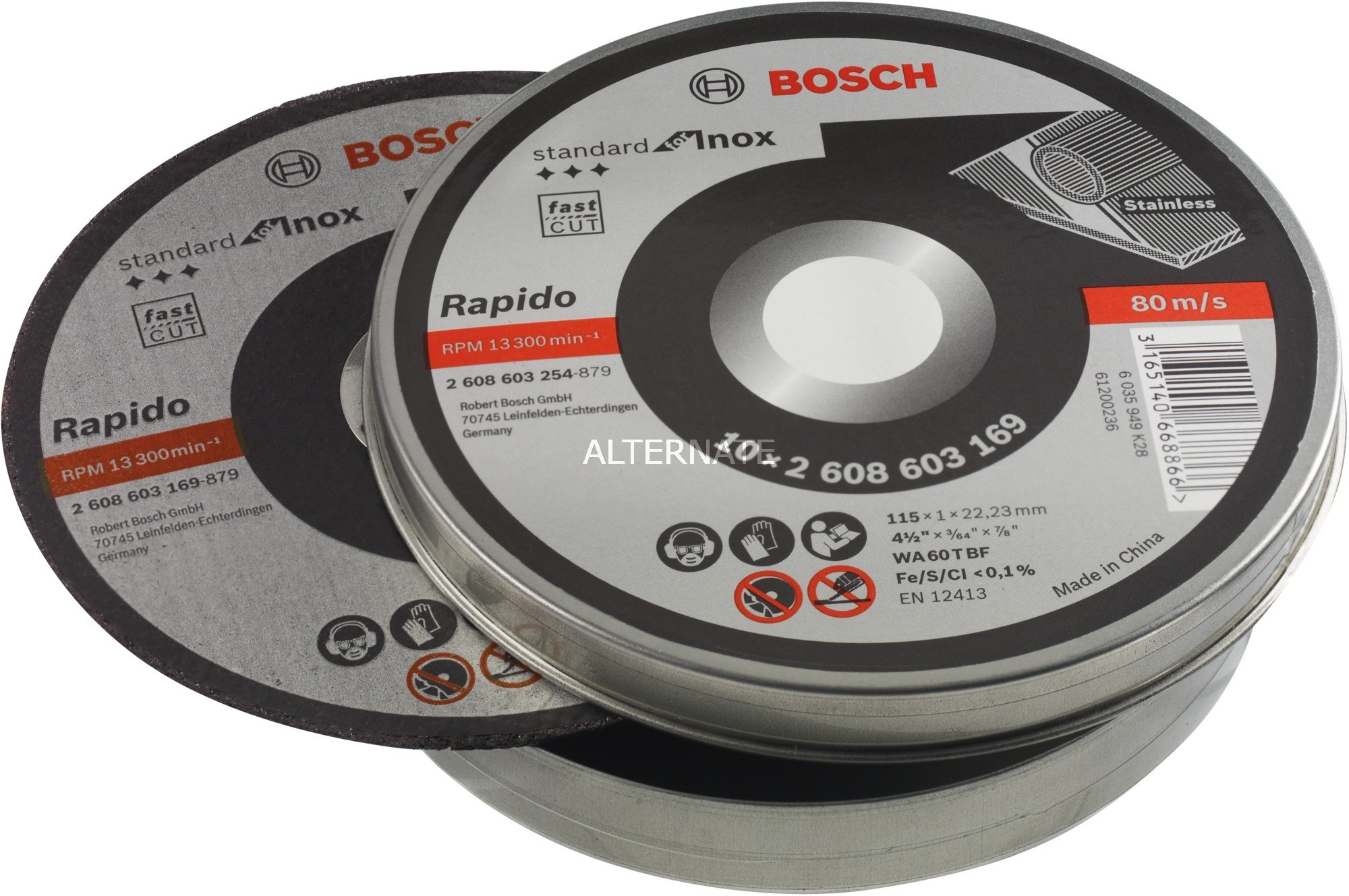 Bosch 2 608 603 254 Tarcza tnąca element do szlifierki kątowej, Ostrze, tarcza 3165140668866