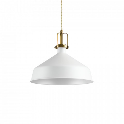 Ideal Lux Lampa wisząca Eris 238135 klasyczna oprawa w kolorze białym 238135