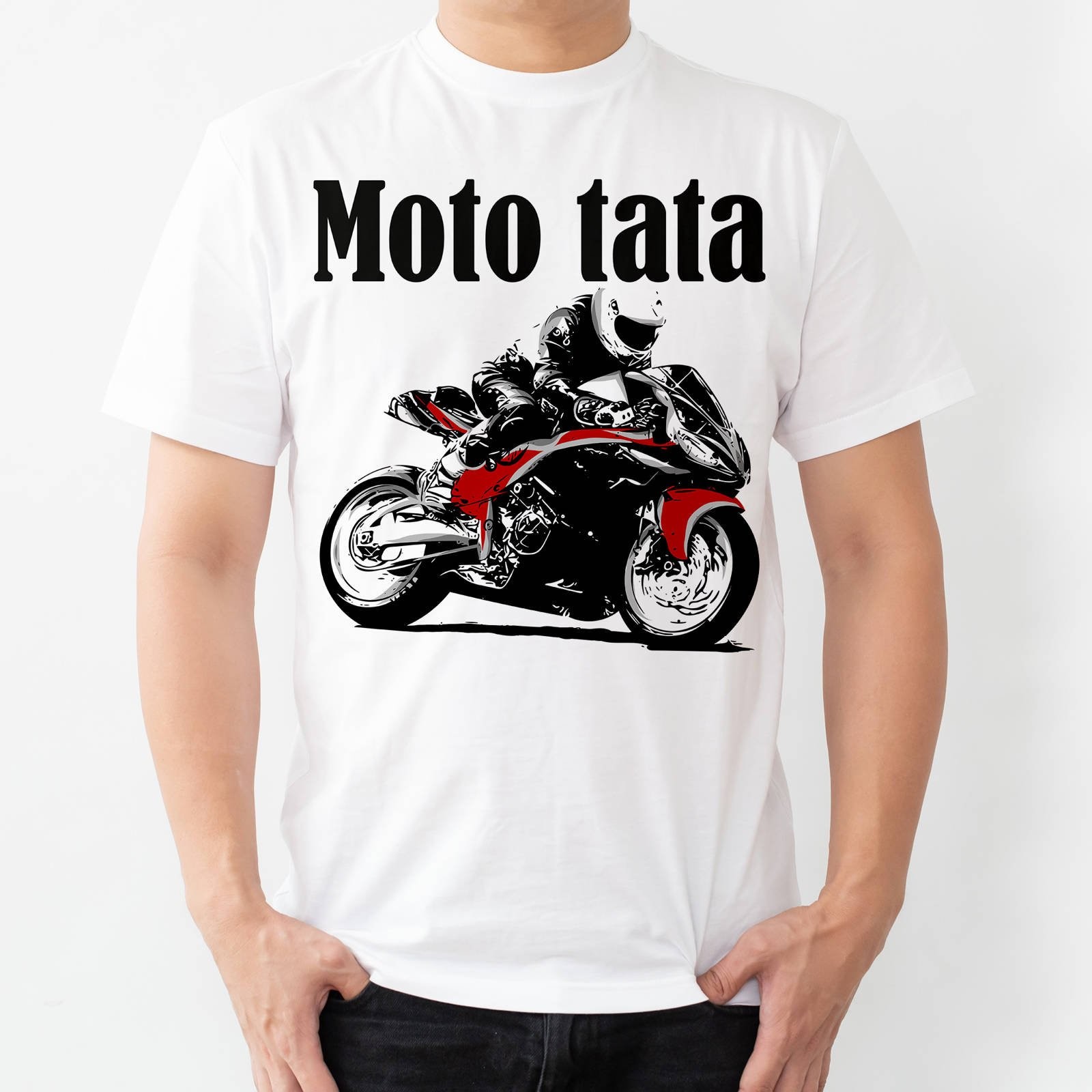 Poczpol Moto tata - koszulka męska 41940-A