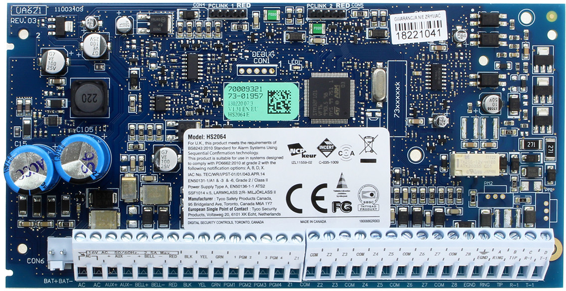 DSC CENTRALA ALARMOWA HS2064