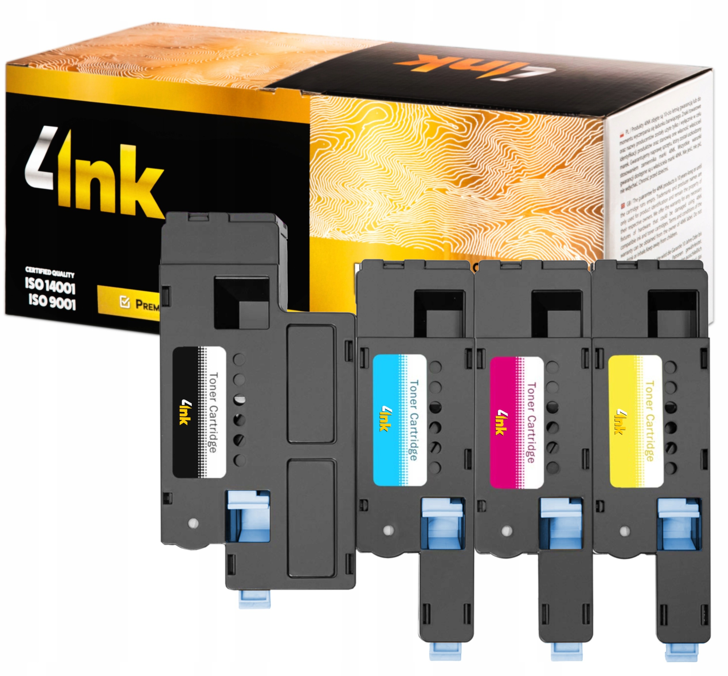 4x Toner Do Drukarki Xerox 6020 6022 6025 6027