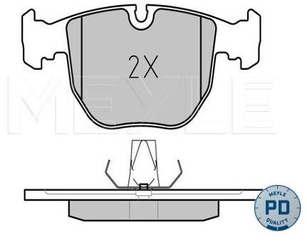 Wulf Gaertner Autoparts Zestaw klocków hamulcowych, hamulce tarczowe Wulf Gaertner Autoparts 025 214 8619/PD