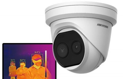 Hikvision Kamera do pomiaru temperatury ludzkiego ciała DS-2TD1217B-3/PA (B) DS-2TD1217B-3/PA(B)