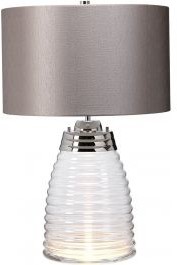 Quintessentiale Quintessentiale Milne QN-MILNE-TL-GREY lampka stołowa 1x60W/E27  3000K QN-MILNE-TL-GREY