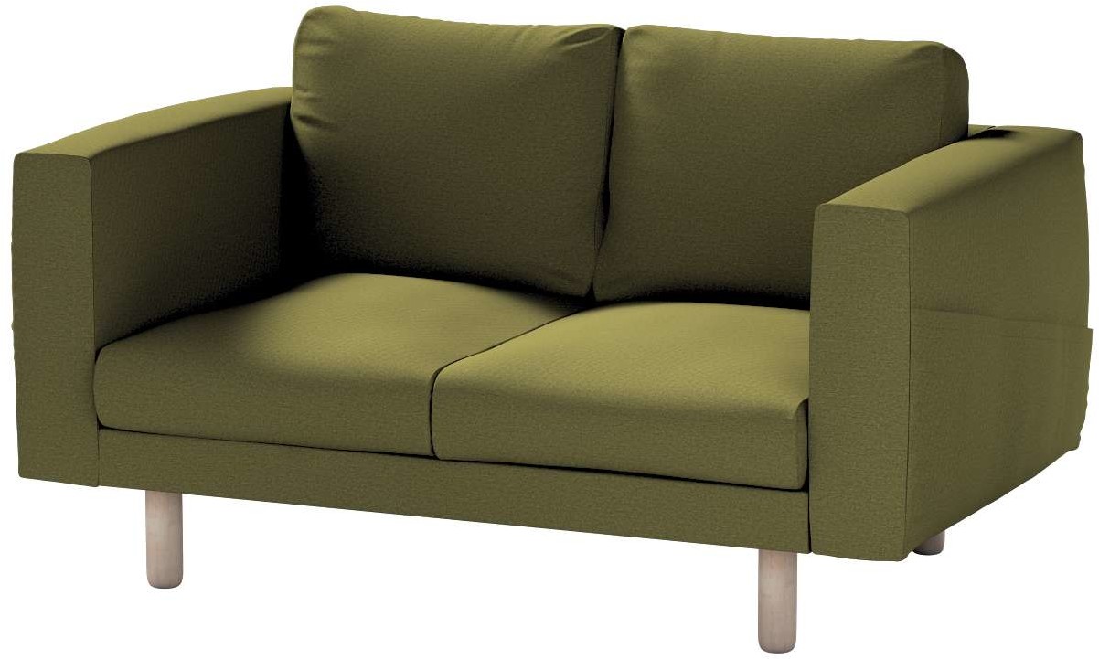Dekoria pl pl Pokrowiec na sofę Norsborg 2-osobową oliwkowa zieleń 153 x 88 x 85 cm Etna 1021-161-26